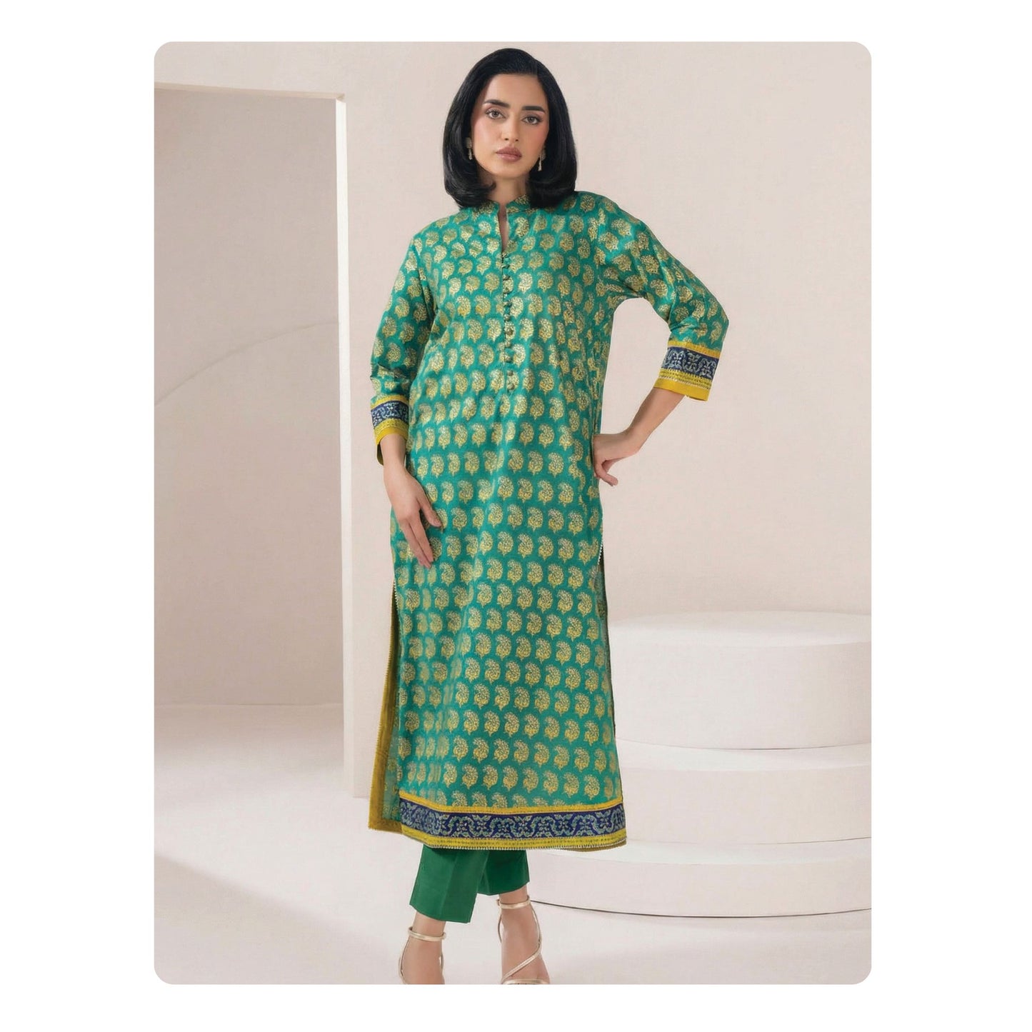 Nishat Linen Printed Unstitched 3-Piece Lawn Suit – Design 05 | Vol 02 – 2026