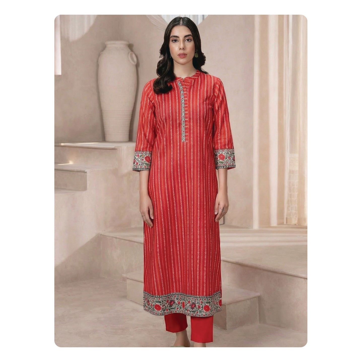 Nishat Linen Printed Unstitched 3-Piece Lawn Suit – Design 04 | Vol 02 – 2026