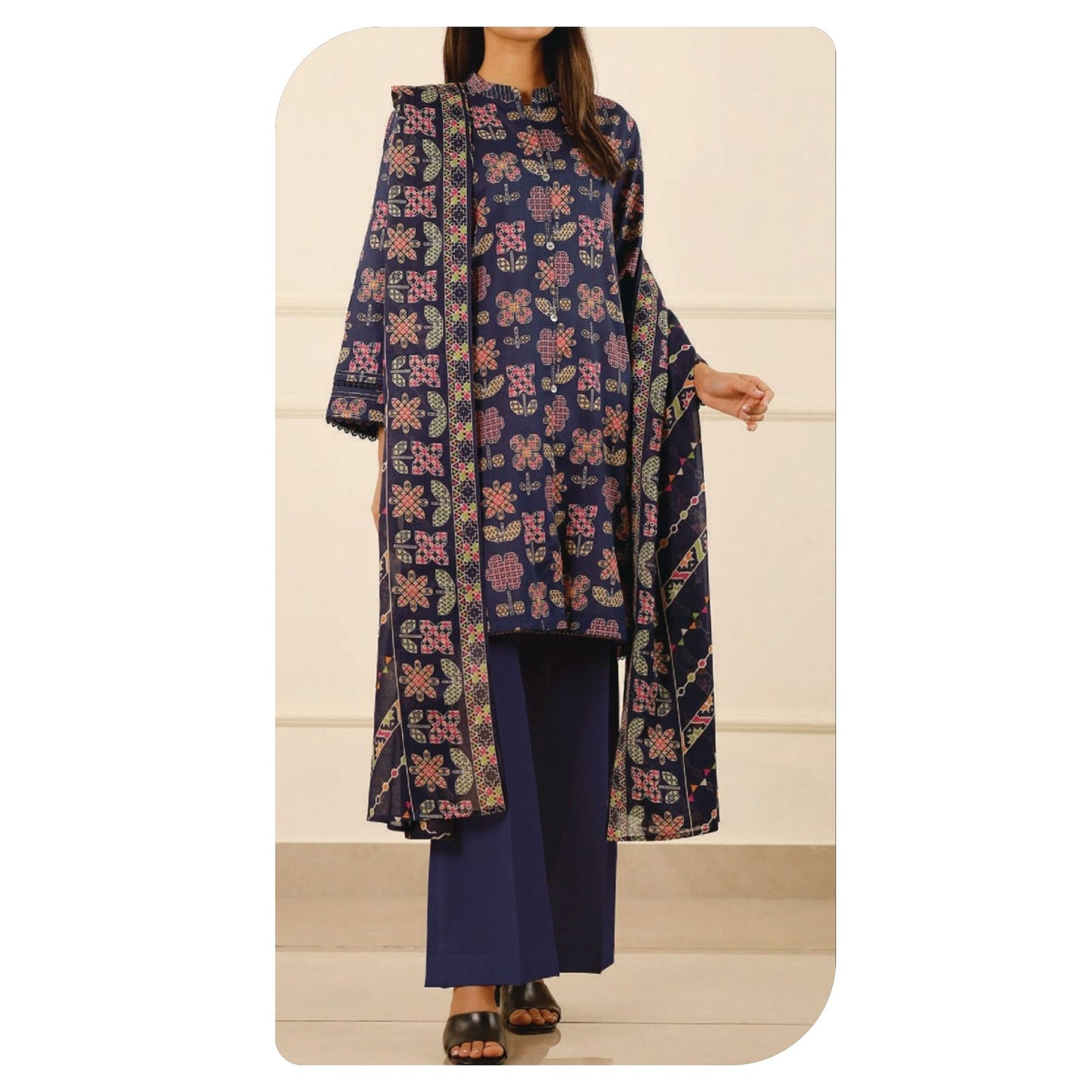 Saya Lawn Printed Unstitched 3-Piece Suit – Design 09 | Summer Collection 2026