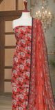 Premium Lawn Unstitched 3-Piece – Crimson Charm Blossom