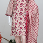 Rohab Pink Floral Embroidered Stitched 3-Piece Lawn Suit 2025