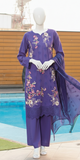 Royal Amethyst Embroidered Lawn Suit (3-Piece Unstitched)