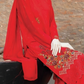 Crimson Charm Embroidered Lawn 3-Piece Suit