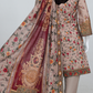 Rohab Beige Floral Embroidered Stitched 3-Piece  Suit 2025 -