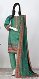 Rohab Green Geometric Embroidered Unstitched 3-Piece Lawn Suit –  2025