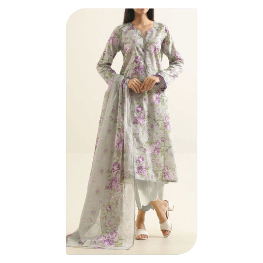 Saya Lawn Printed Unstitched 3-Piece Suit – Design 03 | Summer Collection 2026