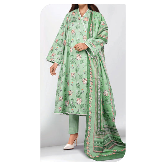 Saya Lawn Printed Unstitched 3-Piece Suit – Design 06 | Summer Collection 2026